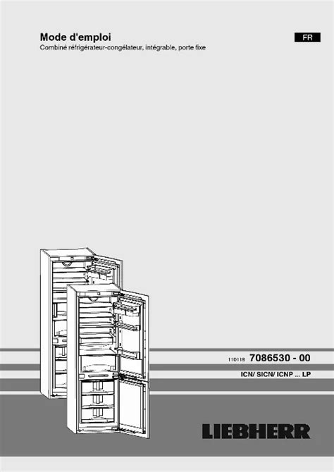 Pièces détachées réfrigérateur LIEBHERR SICN 3386 Trouver une solution