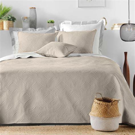 Bedsprei 220 X 240 Cm Romane Taupe Beddengoed Eminza