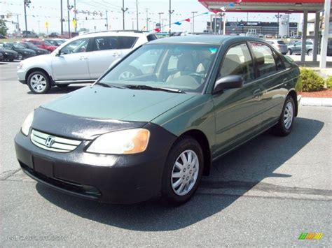 2003 Galapagos Green Honda Civic Lx Sedan 51989345 Photo 25