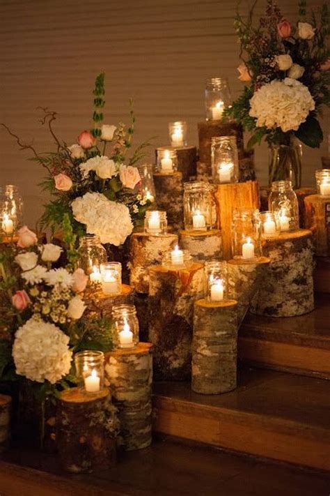 Fab Country Rustic Wedding Ideas With Tree Stump Hmp