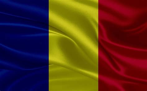 Premium Photo D Waving Realistic Silk National Flag Of Romania Happy