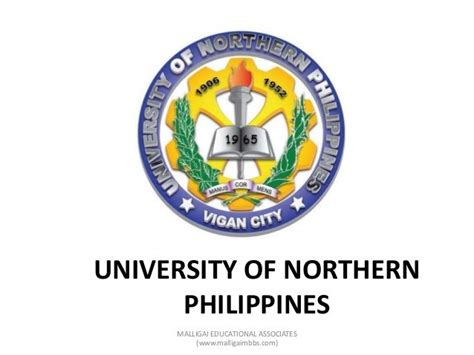 University of northern philippines - Malligai Educational Associates