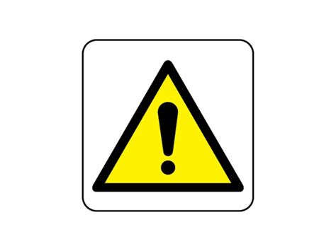 Caution Symbol Sign - Hazard Signs - Safe Industrial