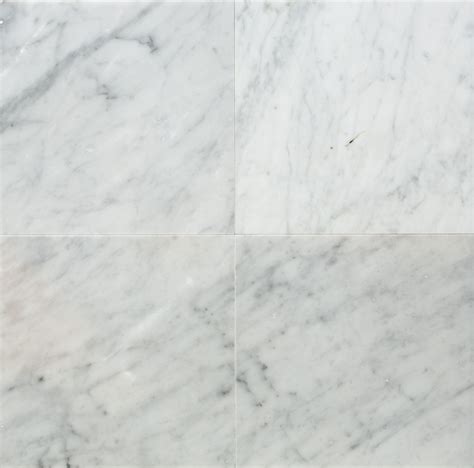 White Carrara Classic Polished Marble Sita Tile Distributors Inc