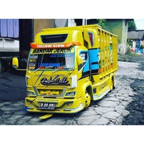 Jual Miniatur Truk Oleng Kayu Asli Jumbo Bonus Terpal Full Lampu