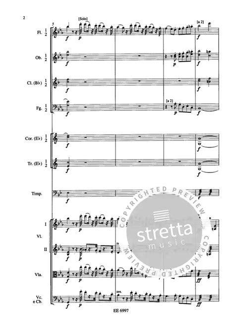 Sinfonie Nr 99 Es Dur Hob I 99 Von Joseph Haydn Im Stretta Noten