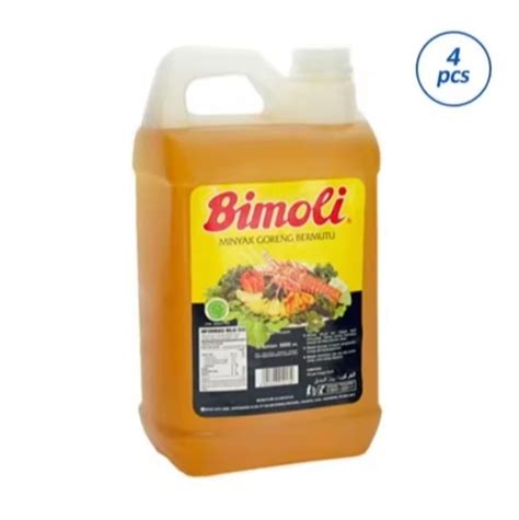 MINYAK GORENG BIMOLI 5 LITER 1 DUS ISI 4 PCS Lazada Indonesia