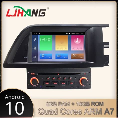 LJHANG Android 11 Car Multimedia Player For Citroen C5 2005 2012 GPS