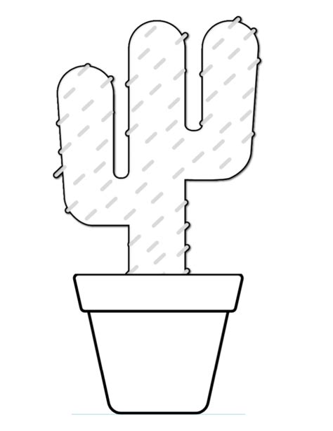 Cactus Craft For Kids With Free Cactus Printable