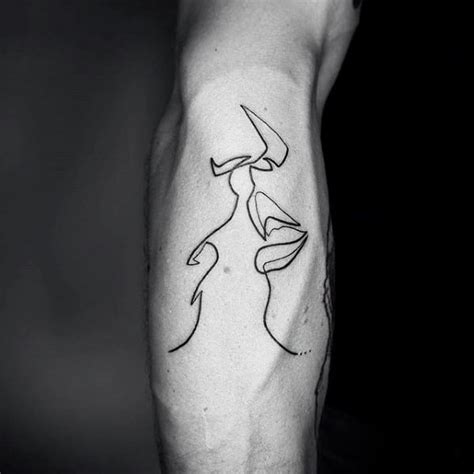 Simple Line Tattoos For Men Manly Ink Design Ideas