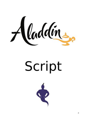 Aladdin Play Script | Teaching Resources