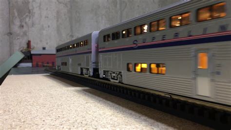 Amtrak 70 Superliner Passenger Set By Mth Youtube