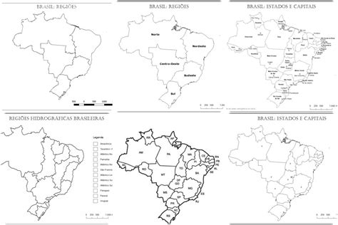 Mapa Do Brasil Colorir Com Estados E Capitais