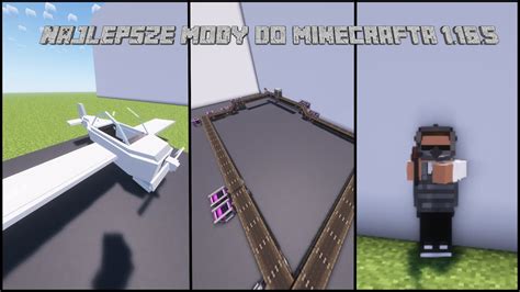 NAJLEPSZE Mody Do MINECRAFT 1 16 5 YouTube