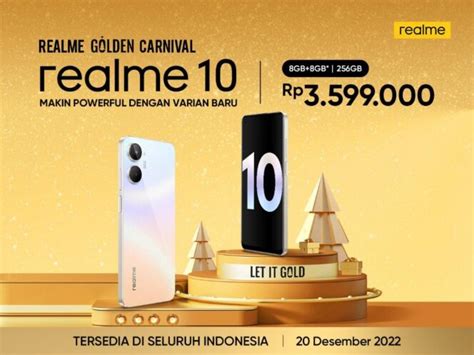 Realme 10 Hadirkan Varian Baru 8 GB 256 GB OAtekno