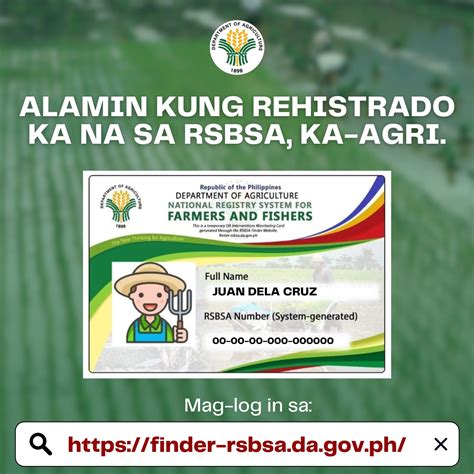 Mga Ka Agri Alamin Sa Rsbsa Finder Kung Rehistrado Na Kayo Sa Registry