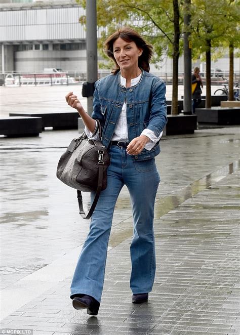 Davina Mccall Bewitched In 90s Style Double Denim Daily Mail Online