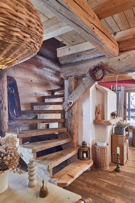Freeland by Voldie | Rustic home design, Rustic house, Rustic staircase