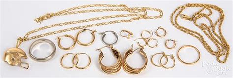 14k Gold Jewelry Sold At Auction On 12th April Pook And Pook