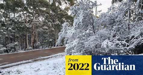 Polar Blast Tasmania Blanketed In Snow As Cold Snap Hits South East