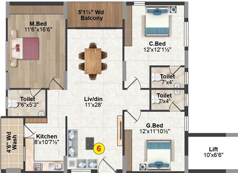 Kinetic Palazzo Floor Plans Nallagandla Hyderabad