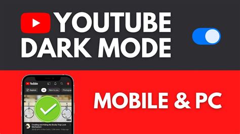 How To Turn On Youtube Dark Mode On Mobile And Pc Easily Youtube