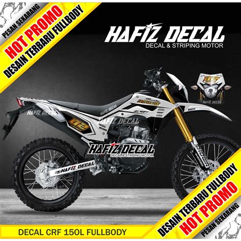 Jual Decal Crf Putih Promo Tahun Baru Decal Crf Decal Crf