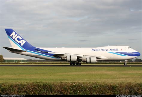 JA06KZ Nippon Cargo Airlines Boeing 747 4KZF Photo By Nicolas H ID