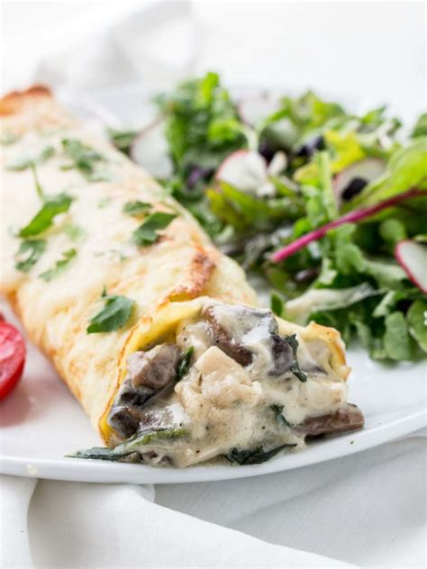 Chicken Florentine Crepes Low Carb Maven