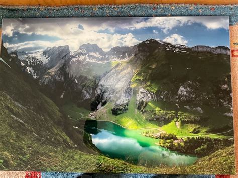 Luftaufnahme Seealpsee Alpstein Auf Acrylglas Kaufen Auf Ricardo