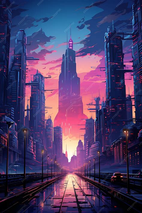 Premium Photo Cyberpunk Cityscape Dive Into A Futuristic Cityscape