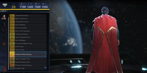 Injustice 2 The Best Superman Gear