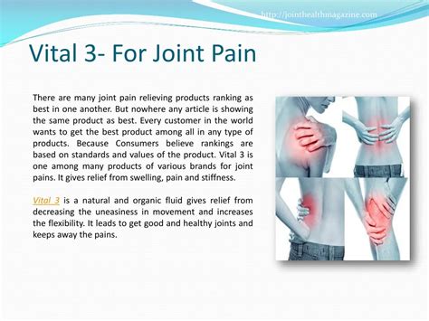 PPT - Vital3- Solution for joint pain PowerPoint Presentation, free ...