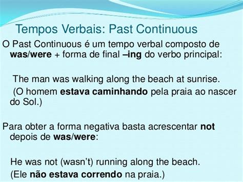 Past Continuous Exemplos - Past Continuous Explicação E Exemplos – RHPB