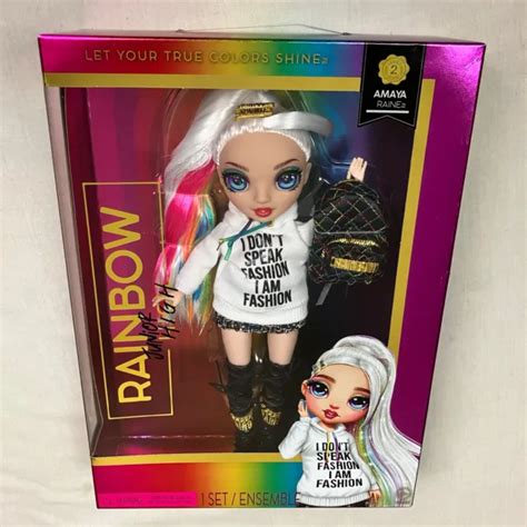 Rainbow High Junior High Amaya Raine Fashion Doll With Outfit