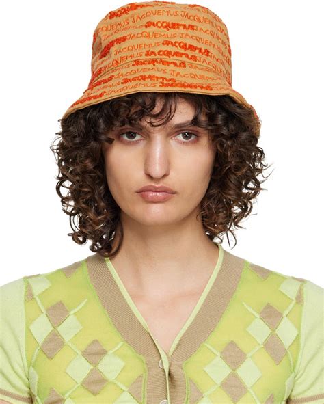 Jacquemus Beige Le Raphia Le Bob Bordado Bucket Hat In Green Lyst UK