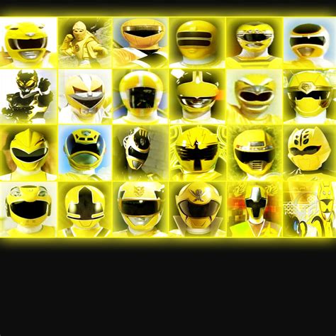 Yellow Power Rangers By Yugioh1985 On Deviantart