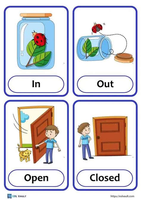 72 Free Printable Opposites Flashcards ESL Vault English Lessons