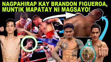 Mark Magsayo Vs Brandon Figueroa March 5 Magsayo PINATULOG Ang Boxer