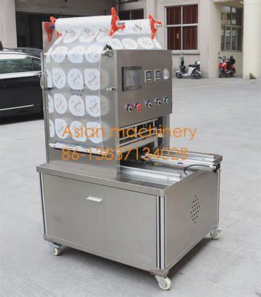 Vacuum Fresh Meat Tray Sealer Map Fruit Container Packing Machine