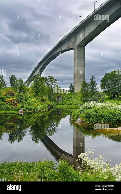 Saltstraumen Bridge is a cantilever box girder bridge, crosses the ...