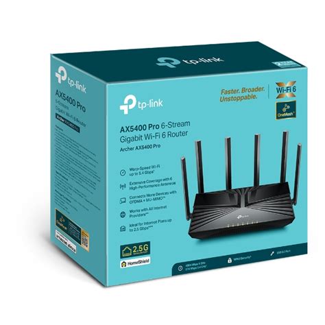 Archer Ax5400 Pro Ax5400 Pro 6 Stream Gigabit Wifi 6 Router Tp Link