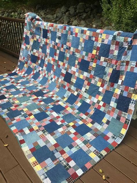 275 Best Denim Quilts Images On Pinterest Denim Quilts Blue Jean
