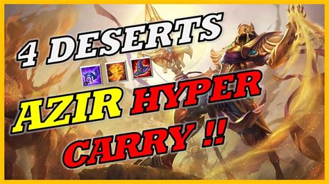 4 Desert Blademaster Azir Carry Teamfight Tactics Set 2 Tft