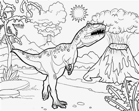 Jurassic World T Rex Coloring Page | eColoringPage.com- Printable Coloring Pages