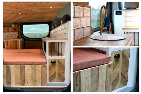 Amazing Swb Vivaro Camper Built With Beautiful Reclaimed Woods Roof