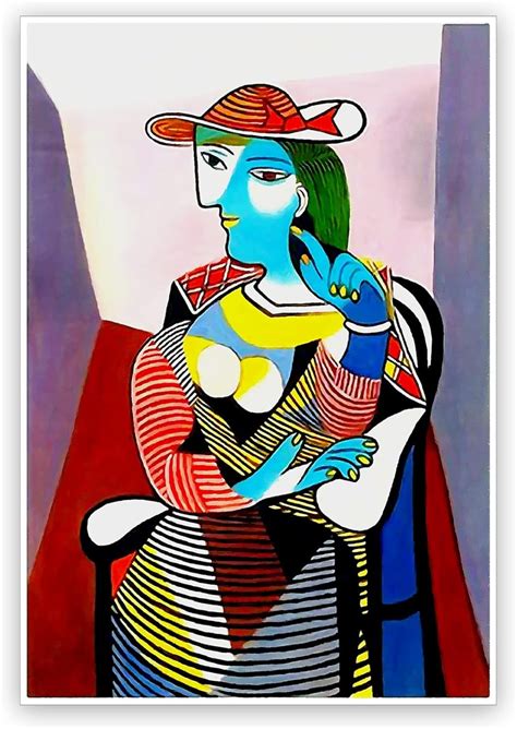 AEFER Pablo Picasso Wall Art Portrait Of Marie Print Picasso Poster