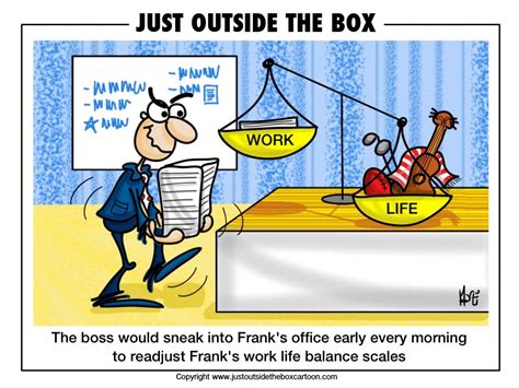 work life balance Archives - Just Outside the Box Cartoon