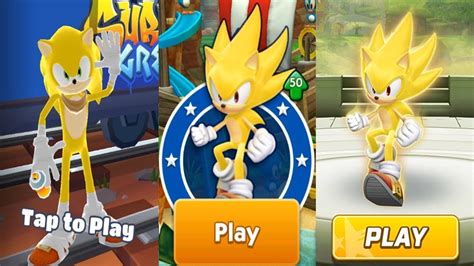 Subway Surfers Sonic Boom Vs Sonic Dash Vs Sonic Forces Super Sonic