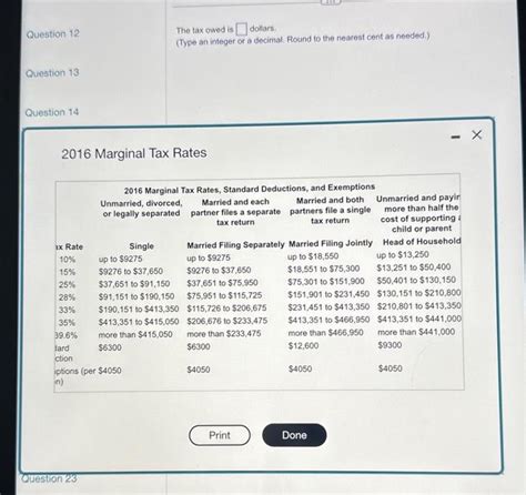 Solved Use The Marginal Tax Rates To Compute The Tax Chegg